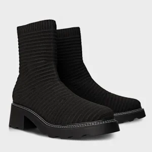 BOTA TRATORADA KNIT PRETO - CARRANO