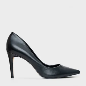 SCARPIN BEATRIZ SALTO FINO COURO PRETO - CARRANO