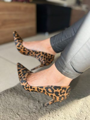 SCARPIN ANIMAL PRINT CAMEL - CARRANO