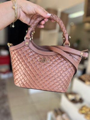 BOLSA  DE COURO TRANÇADO - SMARTBAG