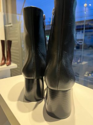 BOTA CLASSIC SALTO WAVE COURO PRETO - CARRANO